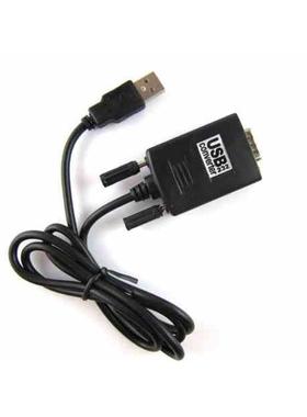 USB公转串口线USB转RS232USB转9针串口线Y105 340芯片  黑色