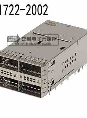 1717222002 171722-2002 全新现货 连接器 zQSFP 2X2 EMI