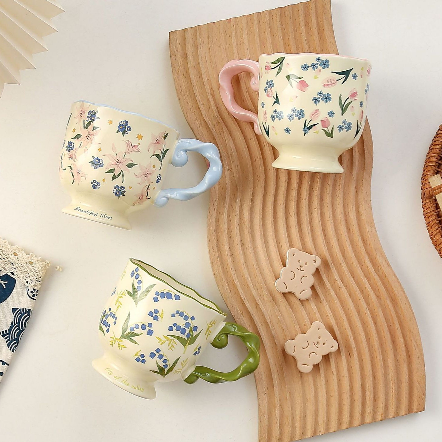 创意陶瓷杯马克杯大容量女生高颜值杯子伴手礼生日礼物水杯咖啡杯