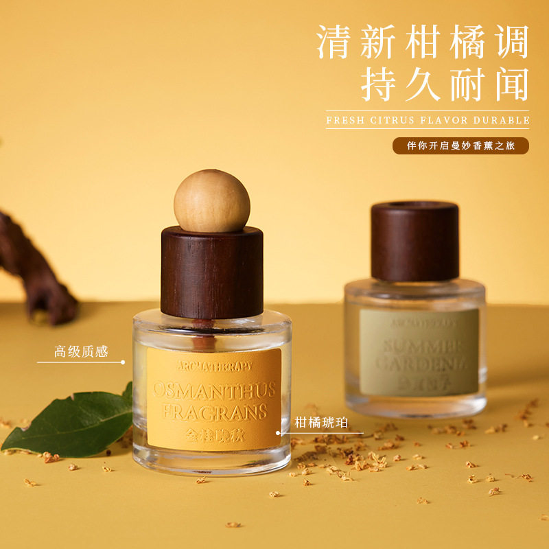 皮革复古车载香薰卧室厕