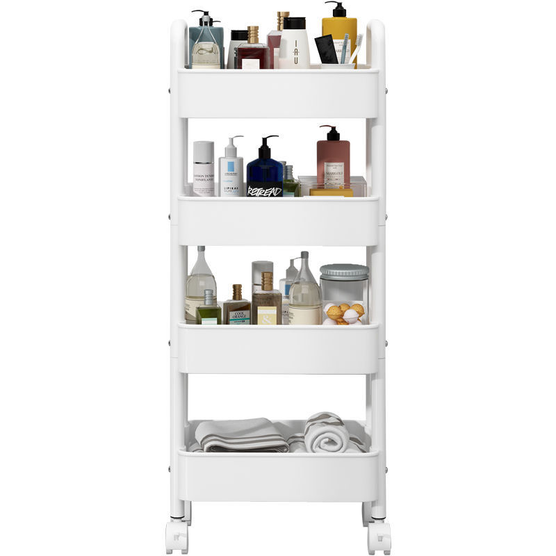 小推车置物架落地厨房浴室移动零食卫生间多层卧室床头收纳储物架
