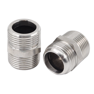 304不锈钢金属波纹管过渡接头 球头喇叭口 平口 波纹管对丝接头