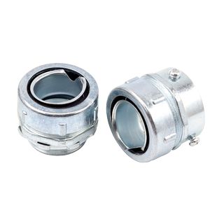 金属软管接头国标DPJ外丝三柱内丝外牙端式自固式包塑软管箱接头