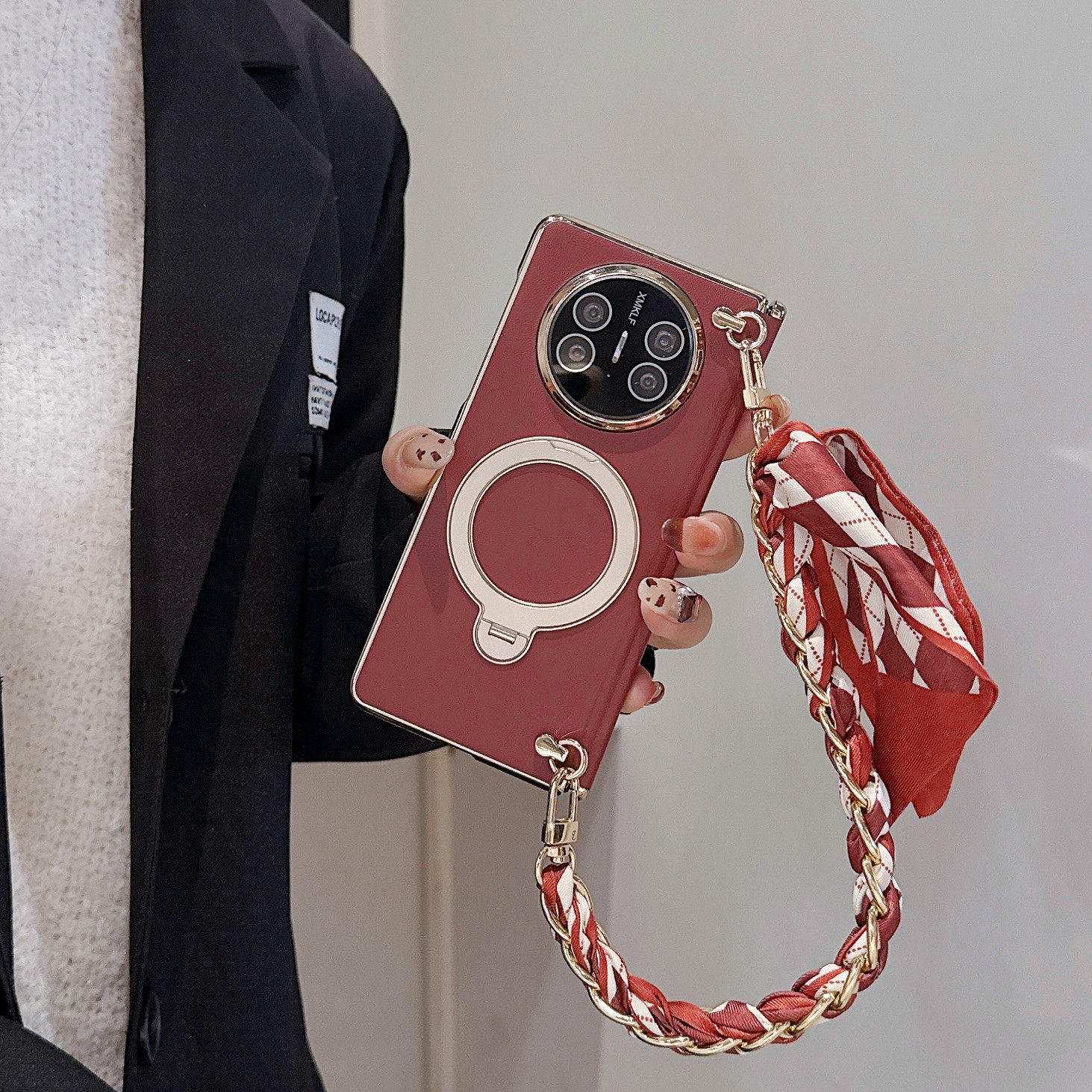 【双中轴保护】适用华为MateX7手机壳X6典藏版保护套MateX5双折叠斜挎可背挂绳旋转支架外壳新款X3女镜头全包,3C数码配件,手机保护套/壳,淘宝优惠券,粉丝福利购,淘宝优惠卷