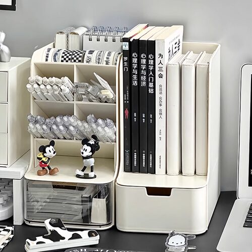 学生桌面书本收纳盒笔筒置物架