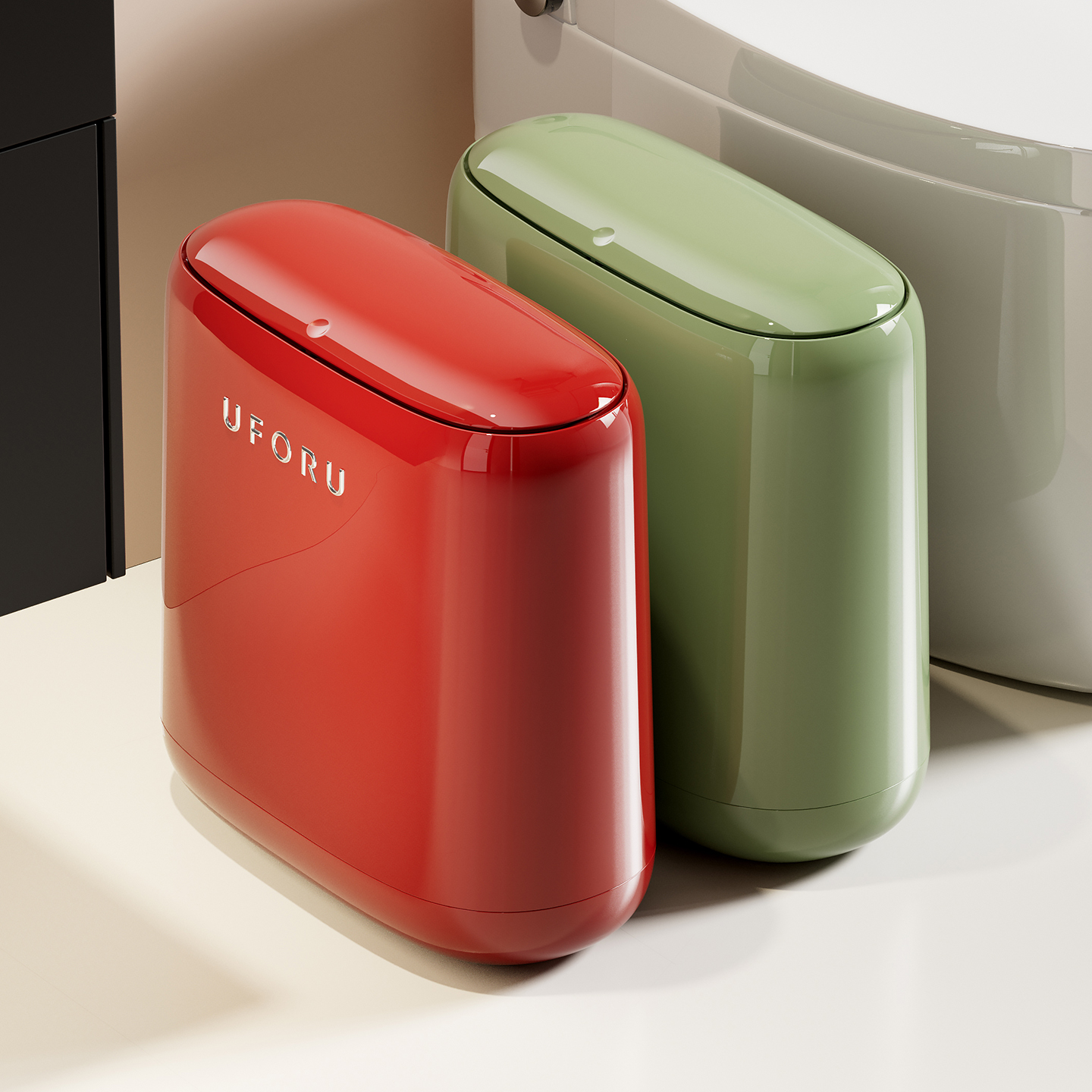 【全屋窄缝通用】夹缝按压垃圾桶