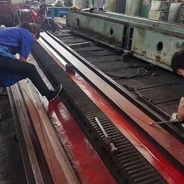 导轨精度恢复加长床身铸件