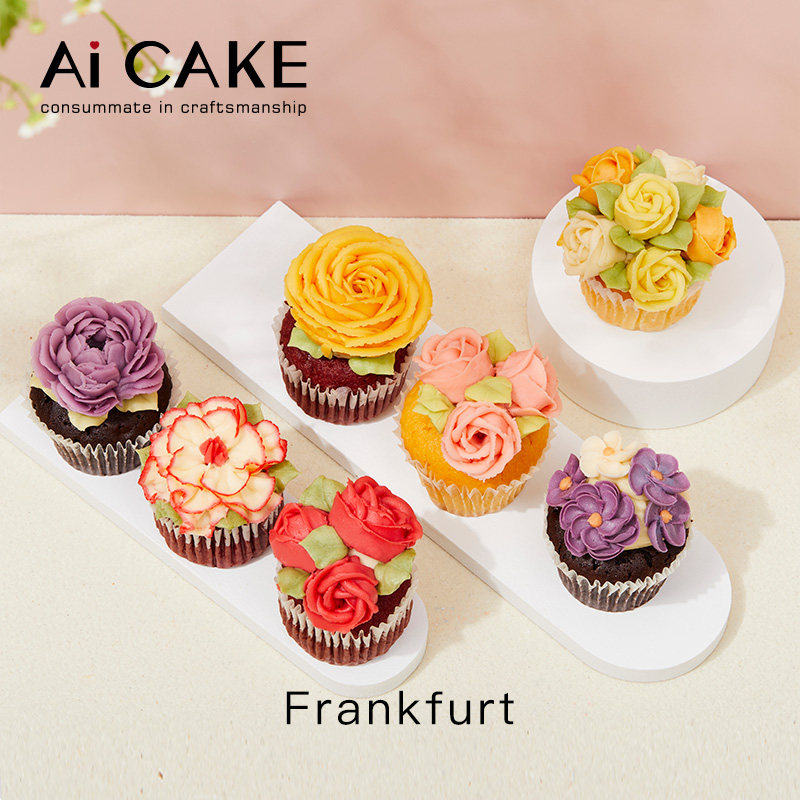 aicake【法兰克福】纸杯杯子蛋 糕浙江上海江苏北京生日蛋糕同城