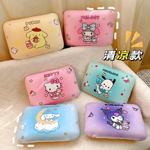 美乐蒂库洛米玉桂狗凉席午睡枕头小学生儿童趴睡觉神器办公室抱枕