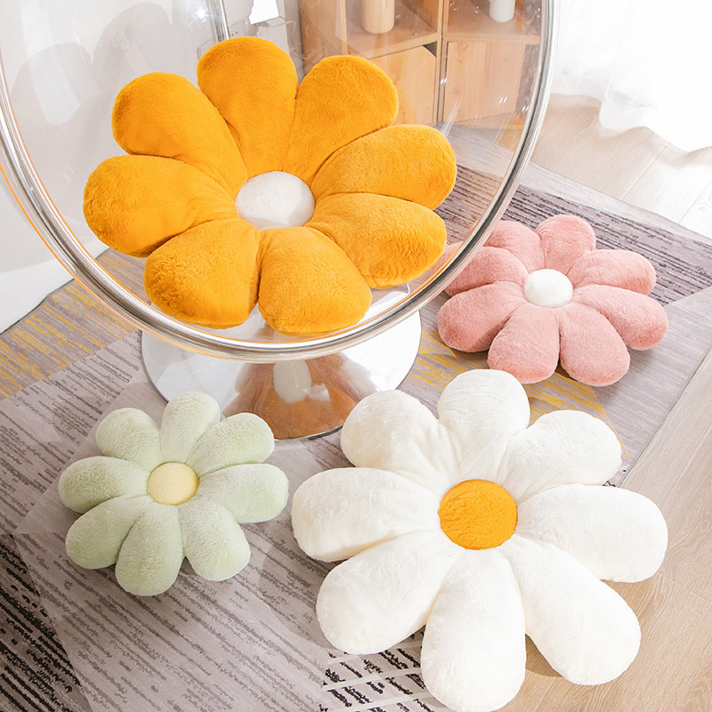 北欧ins太阳花瓣抱枕靠垫沙发