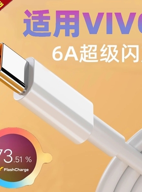 适用vivoy76s快充y76数据线丫76s充电器44w手机vi超级闪充vo套装v0插头电源线适用voivcicovⅰⅴov1v0Ⅴⅰvo