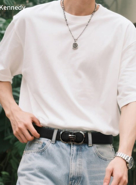 Callin Kennedy男士皮带真皮纯牛皮自动扣2025新款年轻人潮裤腰带