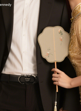 Callin Kennedy皮带男款结婚专用新郎年轻腰缠万贯红腰带高档正品