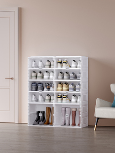 简易鞋架子家用室内好看简约现代经济型卧室门口多层收纳折叠鞋柜