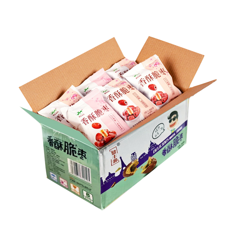 香酥脆枣无核酥脆小包装红枣新疆特产去核嘎嘣脆灰枣干健康小零食