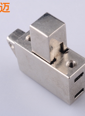 DK637动火车地铁取款机自助机镀镍方型按锁碰撞锁搭扣撞击按钮锁