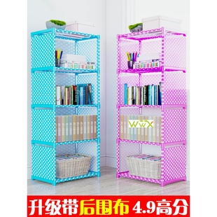 Assembled Easy Storage Shelf Books Simple For Bookshelf