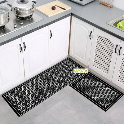 Long Cartoon Kitchen Carpet Floor Mat Non Slip Entrance Door