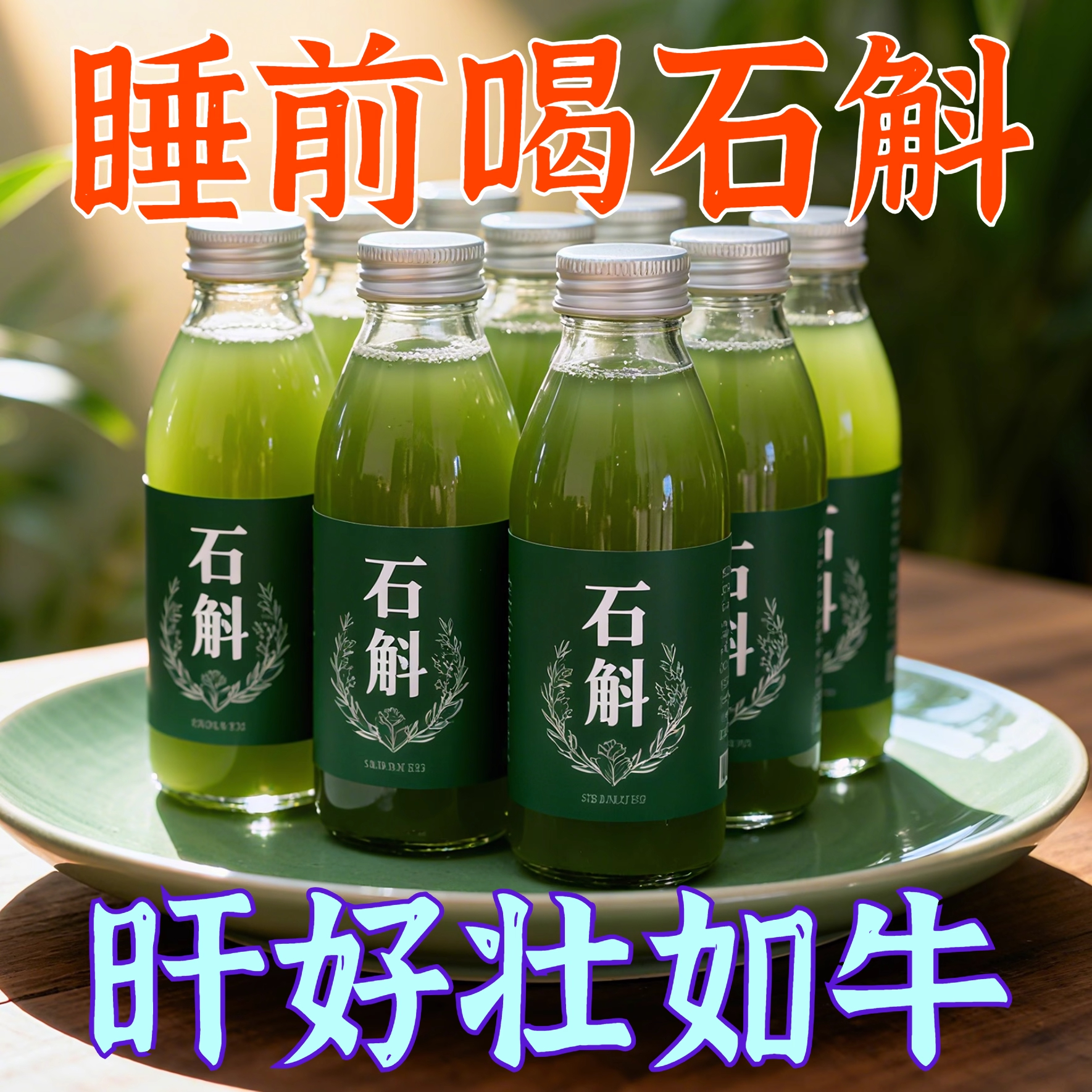 【拥有少年旰】浓缩60倍石斛原浆饮熬夜护营养喝饮品去黄竖纹