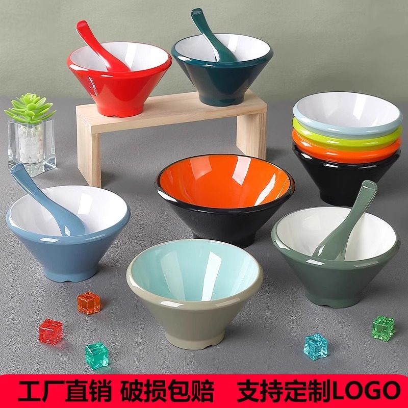 密胺仿瓷糖水店专用甜品水果捞碗