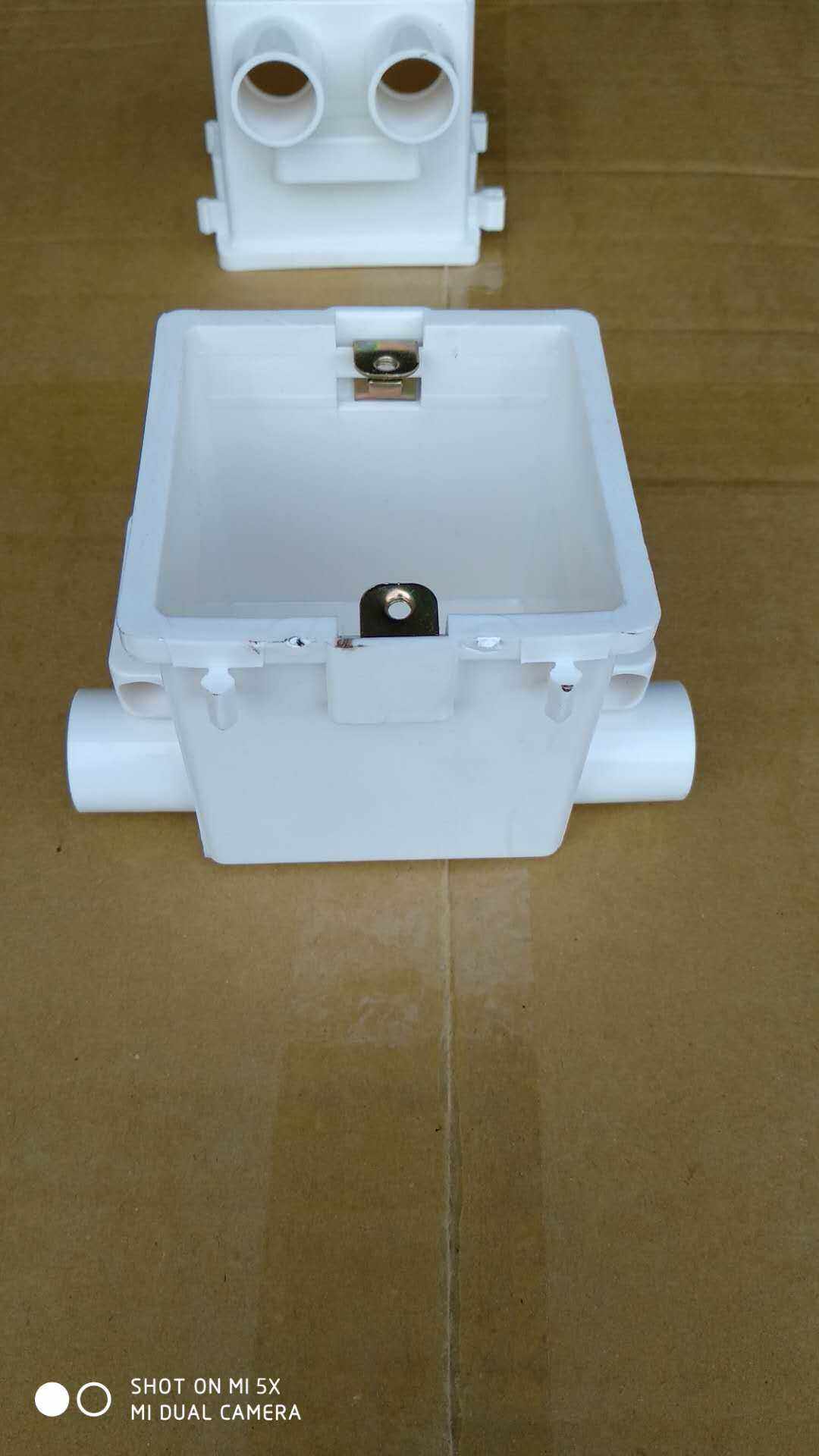 86型pvc穿筋接线盒拼装 集成带接头 暗盒 开关底盒暗装底盒7公