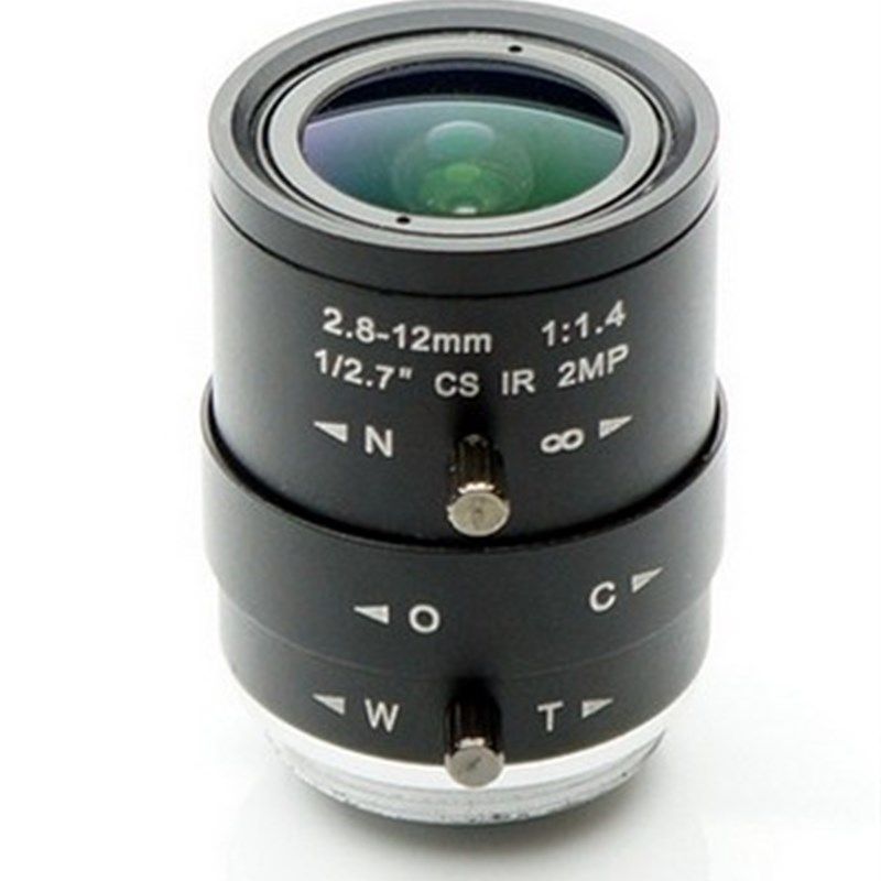 CS高清200万手动光圈手动调焦镜头 网络枪机专用2.8-12mm监控镜头