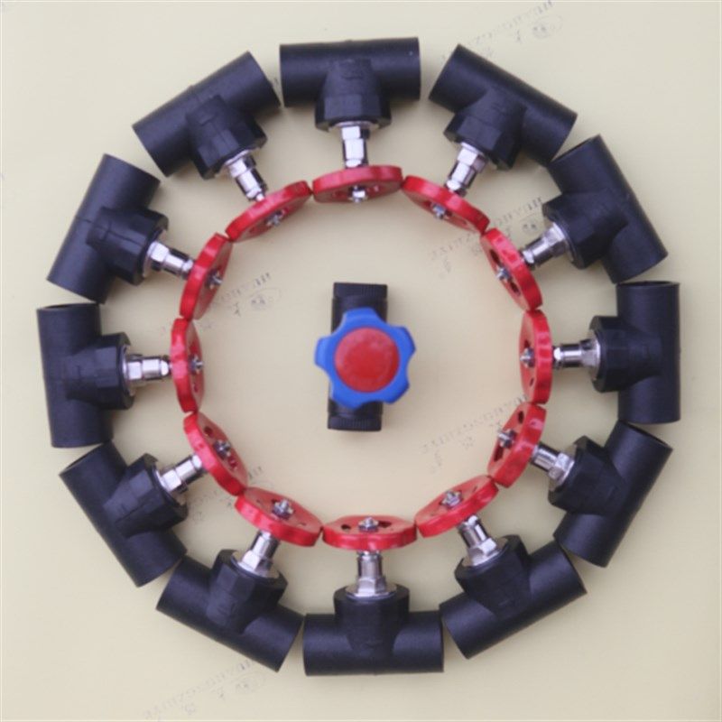 PE热熔自来水管20/25/32/40/50/63/75黑硬塑料截止阀