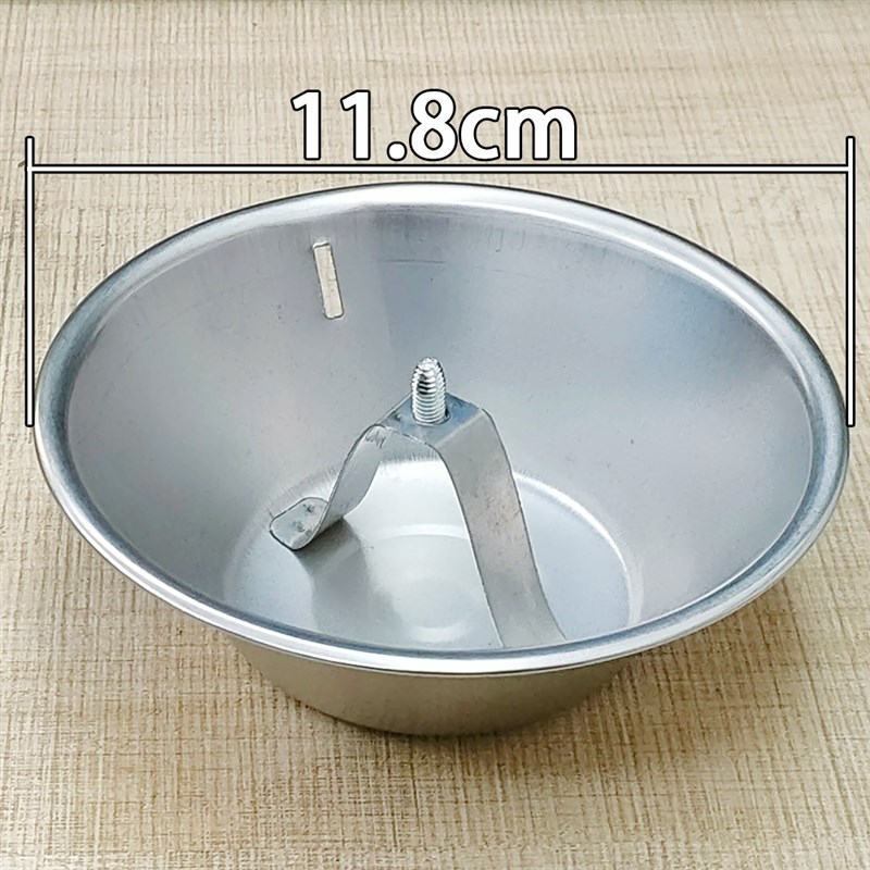 通用油烟机不锈钢螺丝接油碗圆形塑料油杯接油盒油碗油槽油斗配件