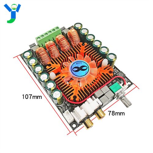 TDA7498E大功率数字功放板2.0双声道HIFI立体声160W*2支持BTL220W