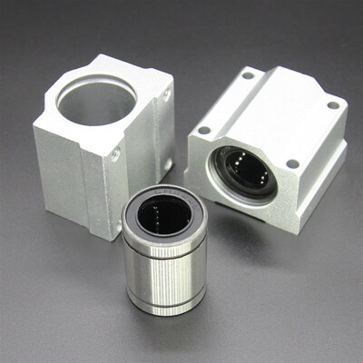 闭口箱式滑块 SC导轨滑块12 16 20 SC滑块铝托壳体轴承钢滑轨优质