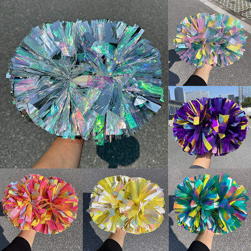 比赛炫彩镭射啦啦操拉拉队