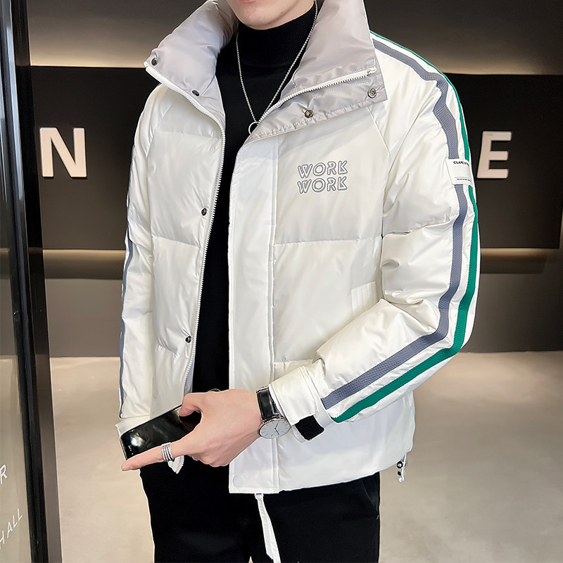 B255-8851-P1752022冬季新立领简约百搭帅气高品质羽绒服外套男,男装羽绒服,电商B255