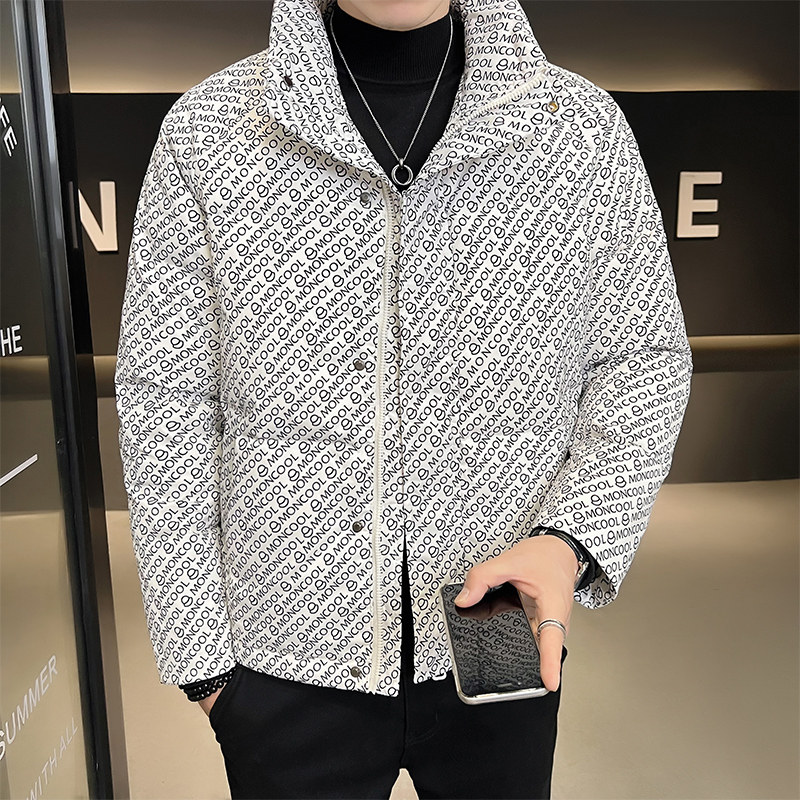 B255-5523-P165M-4XL店主风男士潮流高品质外套羽绒服百搭休闲潮,男装羽绒服,电商B255
