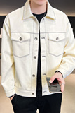 B2556801-M-4XL-P135店主风2023新款简约百搭夹克男高品质，男装夹克，电商B255