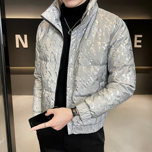 B255-5502-P165 2022秋季新款高品质男士羽绒服简约潮立领外套男图片