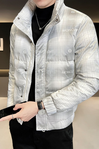 B255-5504-P165男士店主风羽绒服潮流百搭外套立领个性男图片