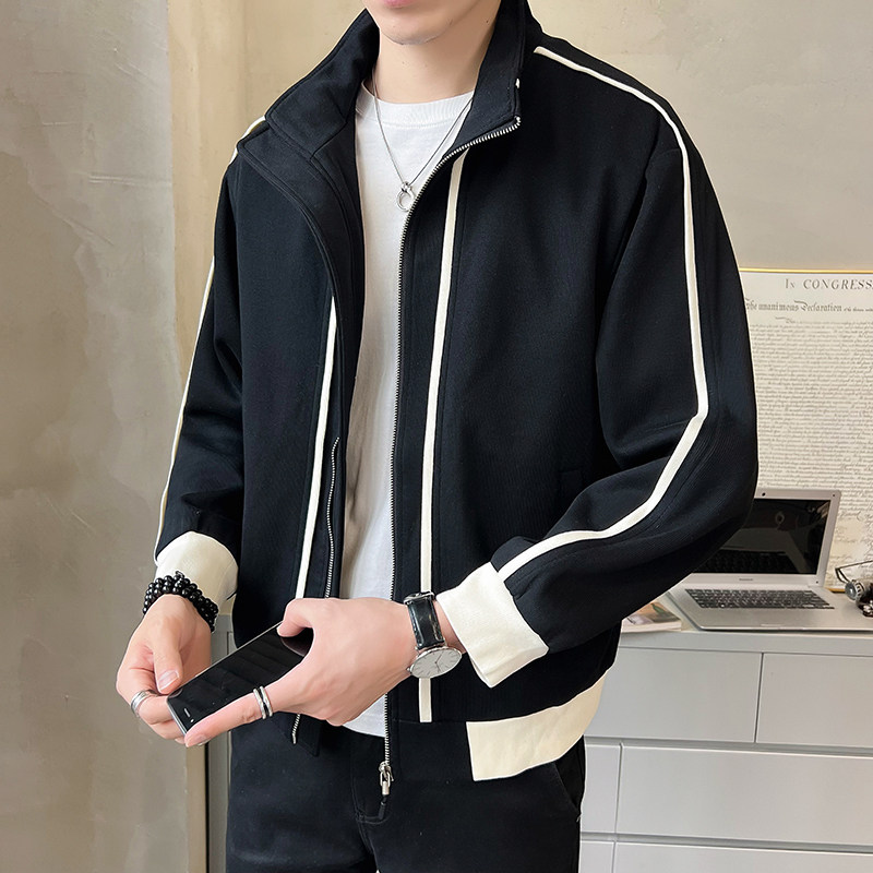 B255-82209-P100 M-4XL 店主风男士休闲简约百搭经典秋季外套夹克图片