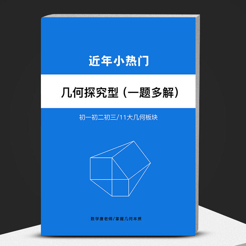 初中数学几何探究型一题多解小热门历年真题汇总初一 二 三年级