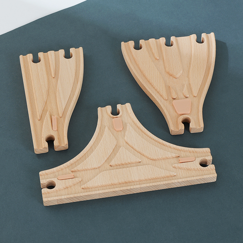 交叉轨道木质轨道积木