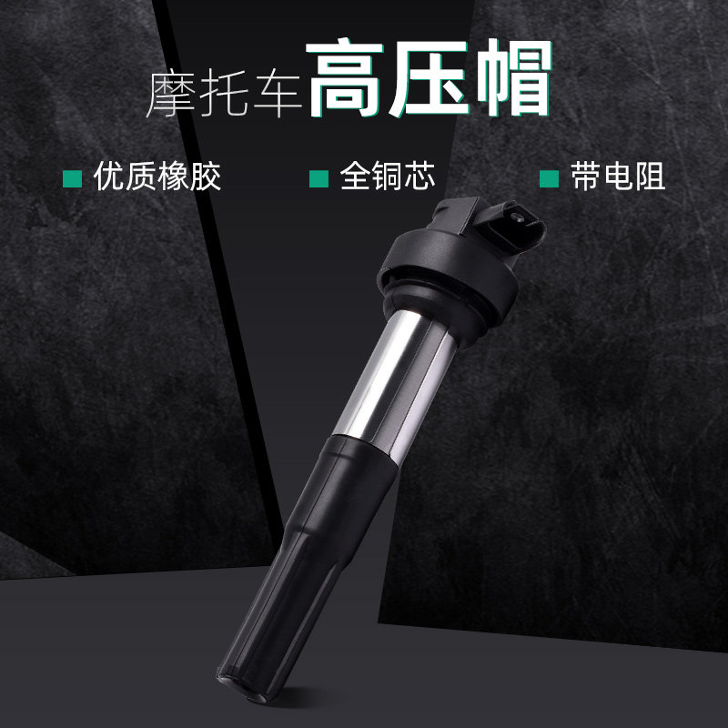 适用宝马K1200/1300GT/R/S摩托车点火线圈高压包高压帽配件