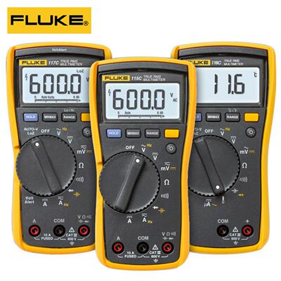 FLUKE福禄克万用表F115C116CF117C数字高精度手持真有效值F179C