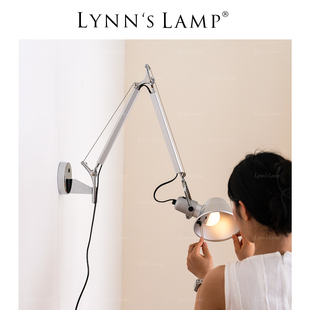 Lynn's立意 意大利 Tolomeo摇臂壁灯卧室设计师书房床头阅读灯具