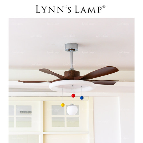 Lynn's立意中古风卧室风扇灯