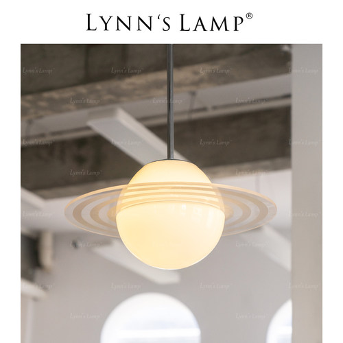 立意卧室中古玻璃吊灯