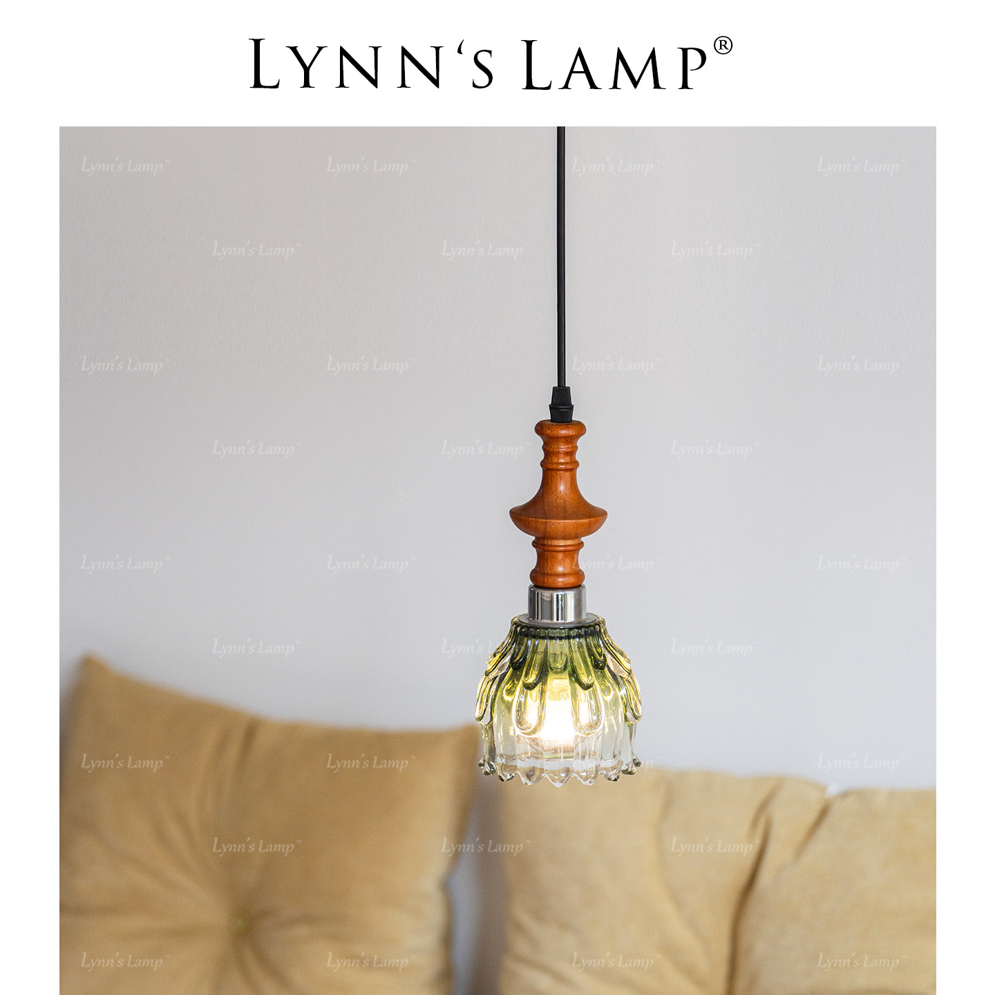 Lynn's立意复古简约玻璃小吊灯图片