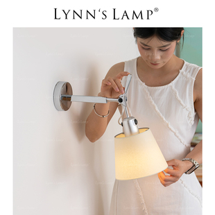 Lynn's立意 意大利Tolomeo摇臂壁灯卧室设计师简约床头客厅装饰灯