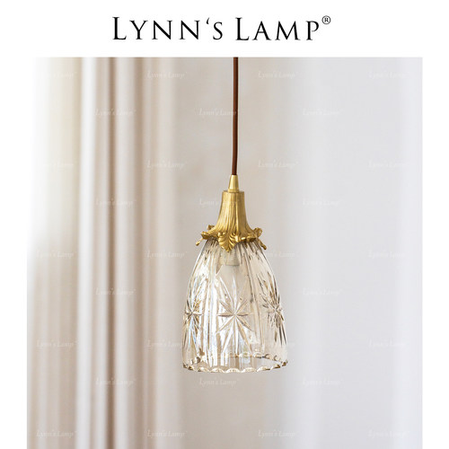 Lynn's立意黄铜法式小吊灯