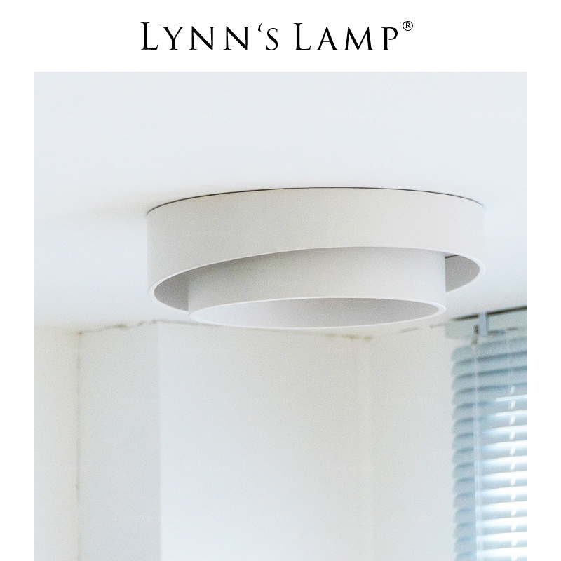 Lynn's 立意 北欧简约吸顶灯卧室书房现代设计师圆形过道客厅灯具