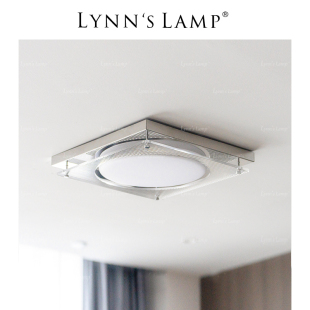 房间led吸顶灯 包豪斯卧室灯现代简约冰块护眼轻奢意式 Lynn s立意