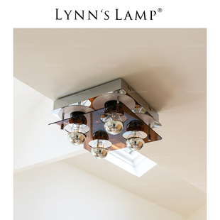 包豪斯复古书房2025新款 太空时代卧室吸顶灯 房间灯具 s立意 Lynn